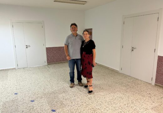 Termina a primeira fase das obras para erradicar o parasito do caruncho do CEIP José María Lage